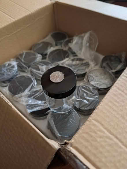 Photo of free 16 new glass jars 4oz (Park View - Colombia Heights) #1