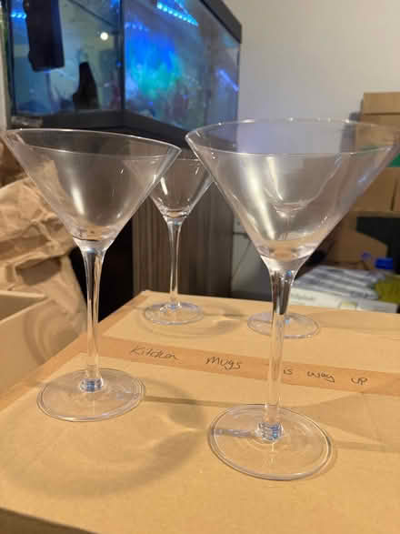 Photo of free 4 Martini Glasses (Penrith CA11) #1