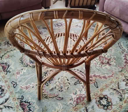 Photo of free Lone wicker type chair (Garstang PR3) #2