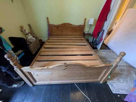 Photo of free Double bed frame (Dun Laoghaire) #2