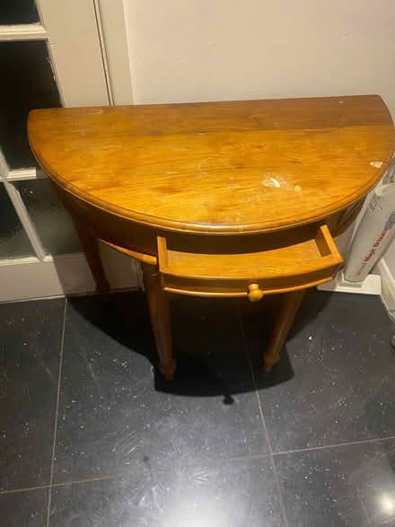 Photo of free Half moon table (Marks Gate RM6) #2