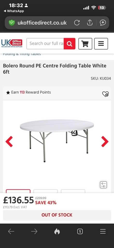 Photo of free Round table. (Frizinghall BD9) #3