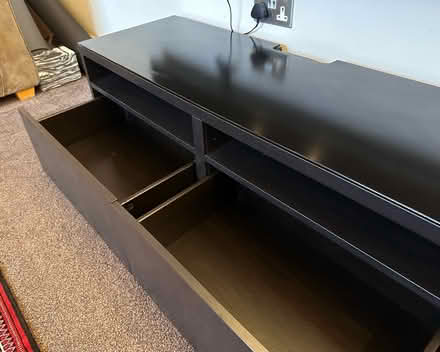 Photo of free Black IKEA TV stand (Marple Bridge SK6) #1