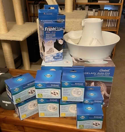 Photo of free Cat water fountain 2 large cat tree (Kingston) #1