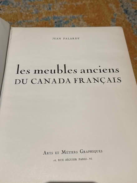 Photo of free FRENCHbook quebec antique furniture (Britannia) #3