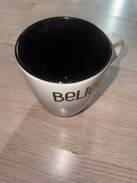 Photo of free Large ‘believe’ mug (Oswestry SY11) #2