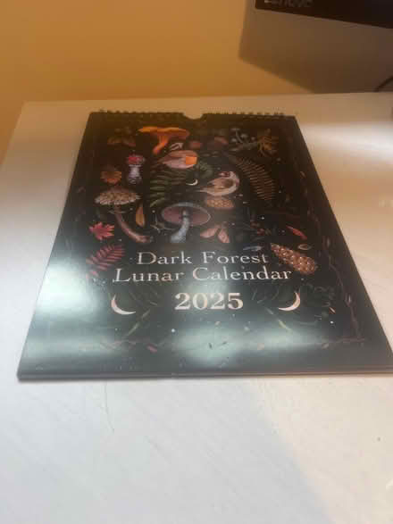Photo of free 2025 dark forest lunar calendar (Belle vue Shrewsbury) #1