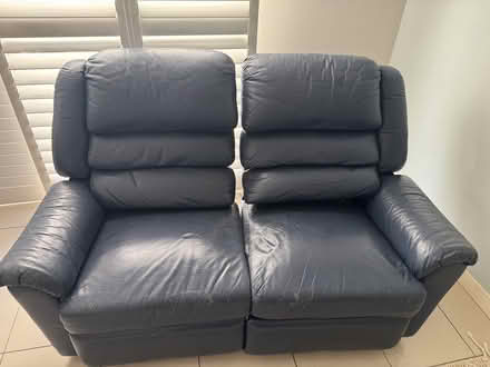 Photo of free Moran Leather Recliners 1x1 and 1x2 (Wynnum) #3