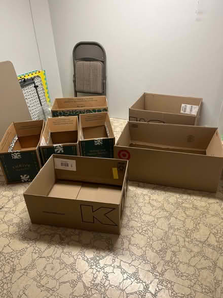 Photo of free Misc. sturdy boxes (Grove Rd and Harris) #1