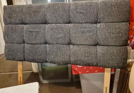 Photo of Grey double bed headboard (Headington OX3) #1