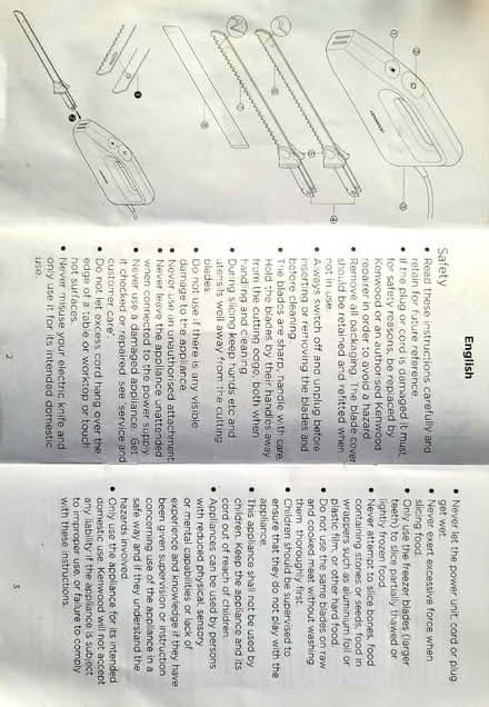 Photo of free Electric carving/bread knife (Cookridge LS16) #2