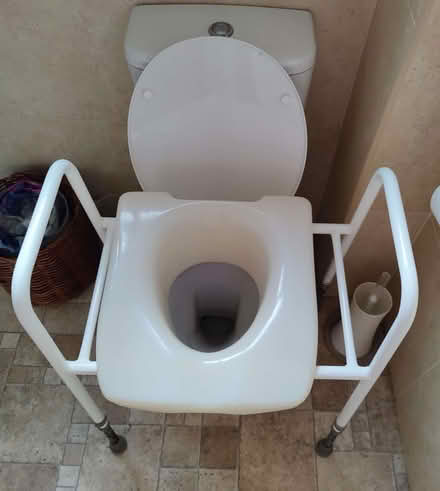 Photo of free Raised toilet seat with arm rests (Garstang PR3) #2