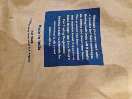 Photo of free Wooden Back Massager (bn3 1bb) #2