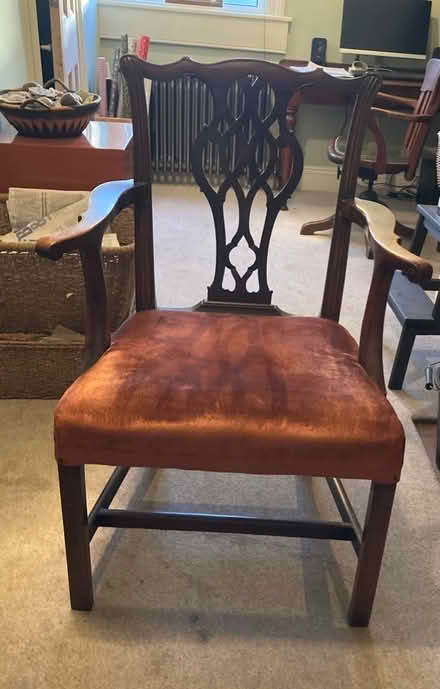 Photo of free Lovely Georgian Carver/Elbow Chair (Oldfield Park) #1