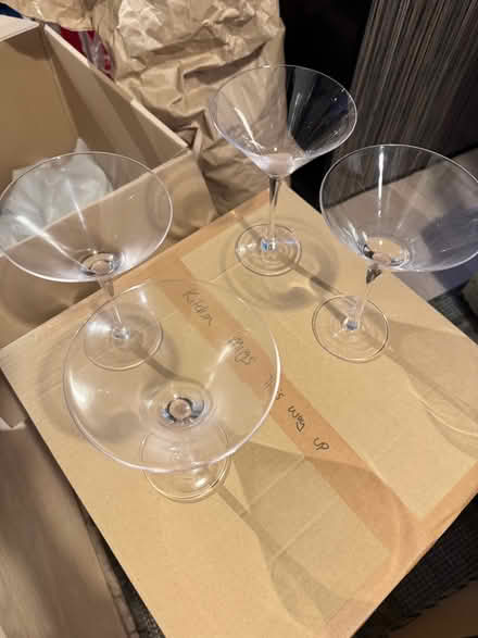 Photo of free 4 Martini Glasses (Penrith CA11) #2