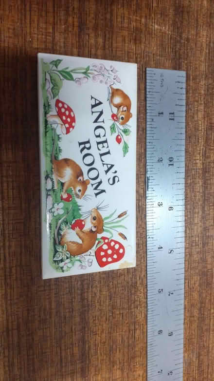 Photo of free 'Angela' room nameplate (Maidenhead SL6) #1