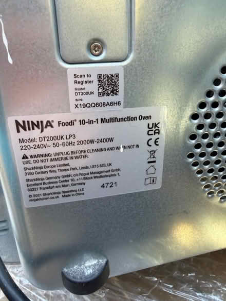 Photo of free Ninja 10 in 1 multifunction oven (Bognor Regis PO21) #2
