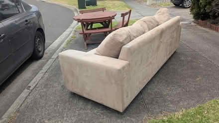 Photo of free Comfy couch three person (Cairnlea Drive) #2