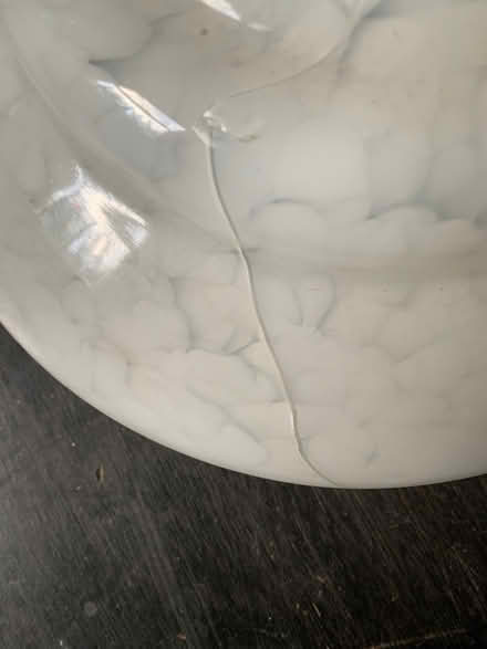 Photo of free Milky glass lampshade (Fairfield Park) #3