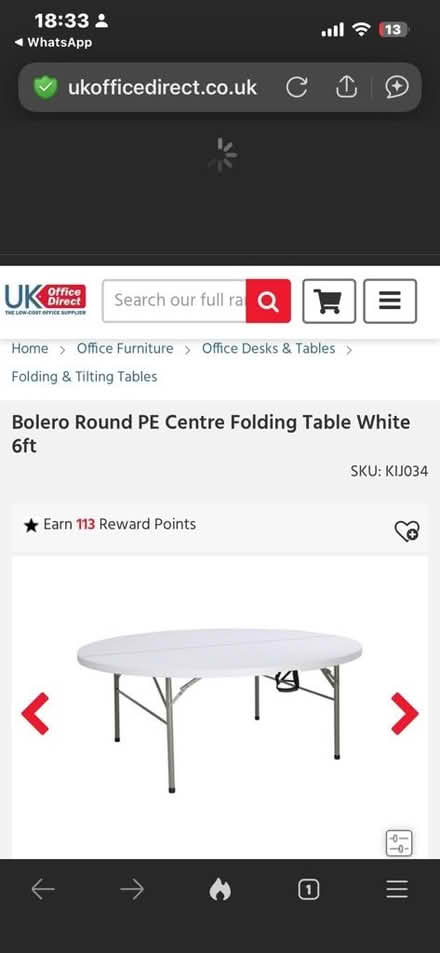 Photo of free Round table. (Frizinghall BD9) #4