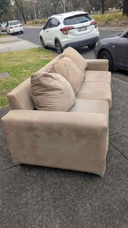 Photo of free Comfy couch three person (Cairnlea Drive) #3
