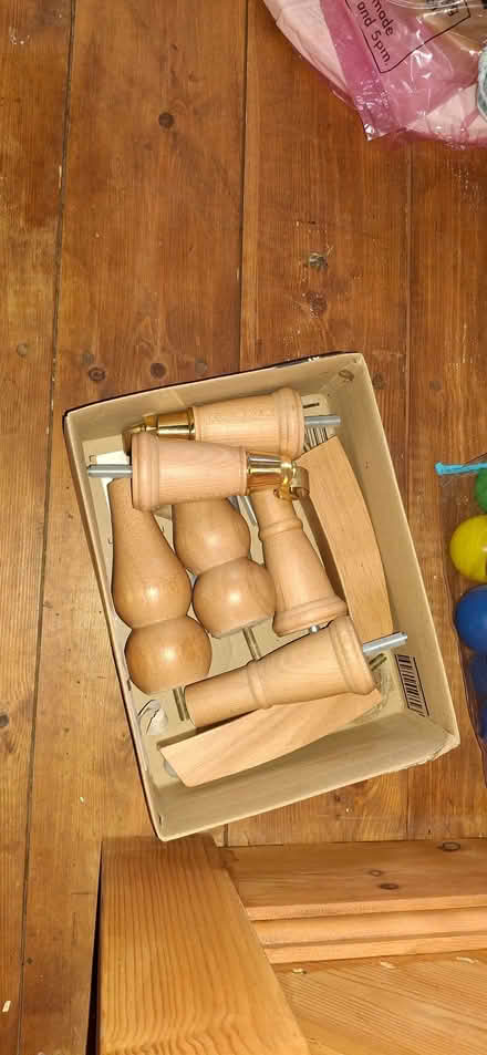 Photo of free Beech furniture legs (West Malvern CP WR14) #1