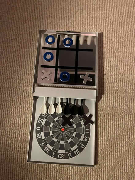 Photo of free Metal magnetic travel toy: darts and tic-tac-toe (Shepherds Bush W14) #1
