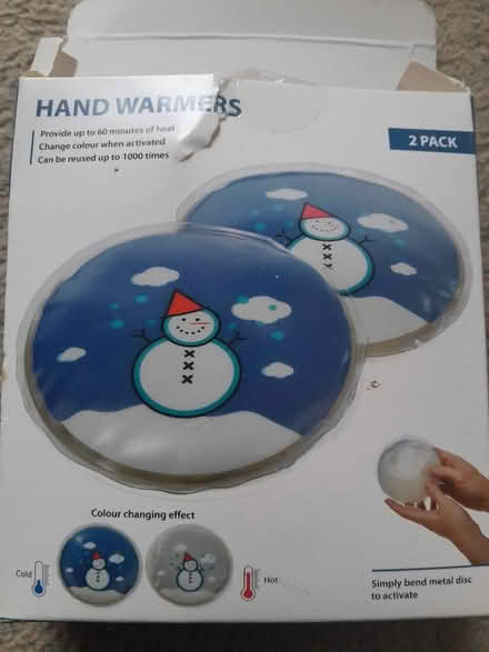 Photo of free Snowman hand warmers (Smiths Estate OX28) #1