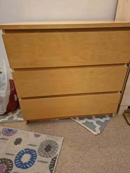Photo of free 3 drawer Malm (Dronfield Woodhouse S18) #1