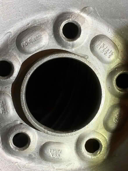 Photo of free 4 steel wheels to go / collect or tip (Brough CA17) #2