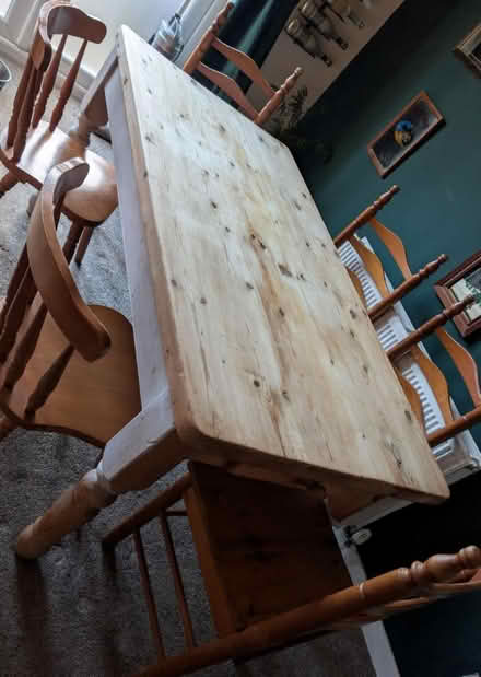 Photo of free Pine Dining table only (Clermiston EH4) #1