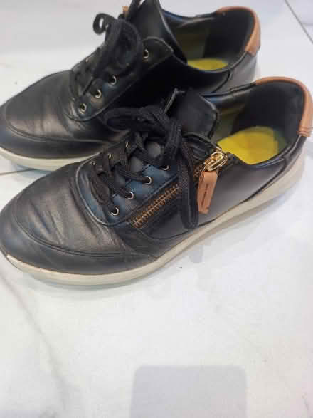 Photo of free Leather trainers size 5 (Beckton E6) #1