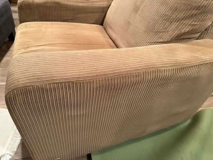 Photo of free Large tan armchair (Northeast Ann Arbor) #2