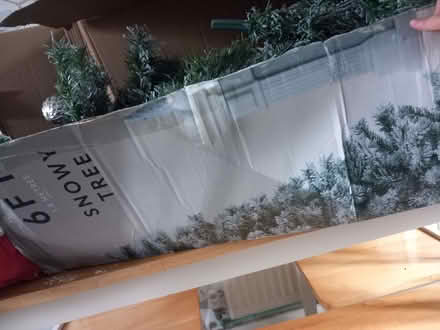 Photo of free 6ft snowy Christmas's tree (Belle Isle LS10) #2