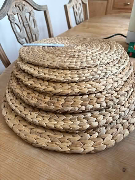 Photo of free 6 Place mats 36cm diameter (Bents Green S11) #3