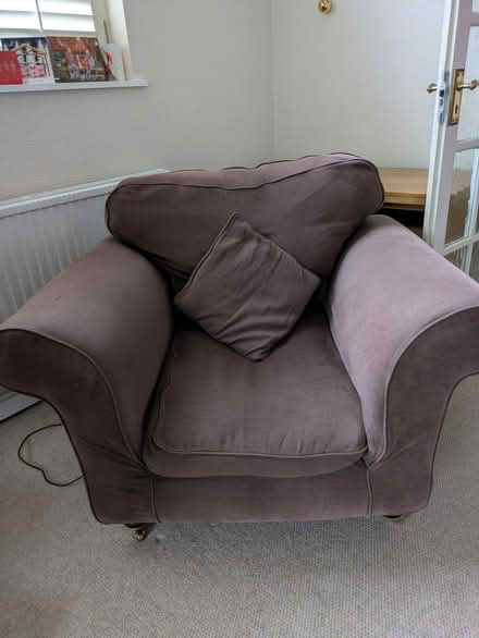 Photo of free X3 piece suite sofas and armchair (Middle Assendon RG9) #2