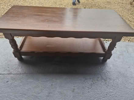 Photo of free Heavy oak coffee table (WR5) #1