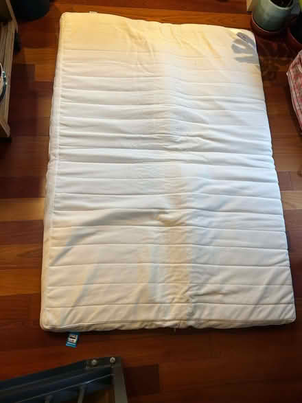 Photo of free Ikea memory foam mattress topper 'Sultan Tafjord' - used (Homerton E9) #1