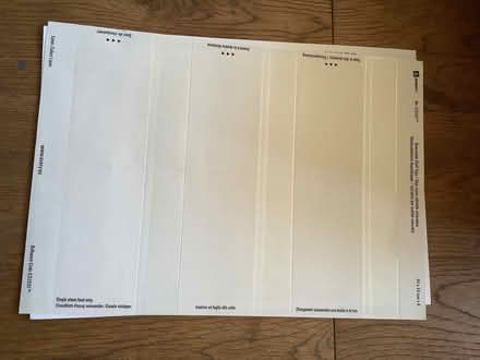 Photo of free Avery A4 sample label sheet. Code: C32301 (Brampton S40) #1