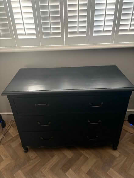 Photo of free Black chest of Drawers (Emerson Park RM11) #4