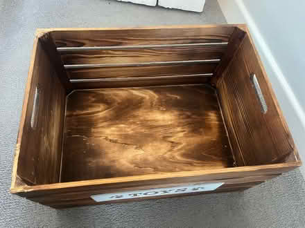 Photo of free Wooden Dog Toy Box (OX14) #2