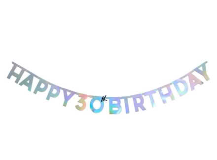 Photo of free 30th Birthday Balloons and banner (Congleton CW12) #2