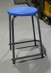 Photo of free Stool, blue with grey frame (Walton Summit PR5) #1