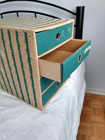 Photo of free Funky cardboard storage box (South Keys) #1