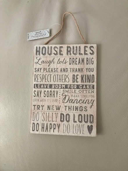 Photo of free Wooden hanging 6 x 4 (Brockworth) #1