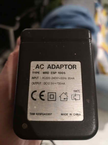 Photo of free 9v Adaptor (Barbourne WR1) #1