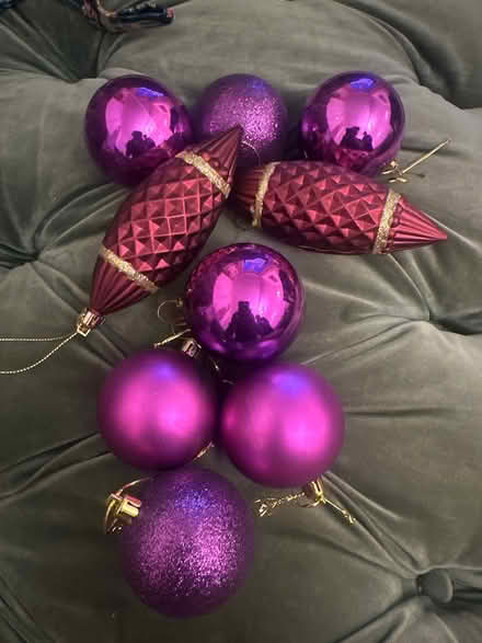 Photo of free Purple baubles (Cheshunt, EN8) #1