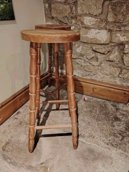 Photo of free Two wooden stools (Bowerham LA1) #1