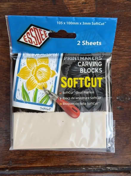 Photo of free 2 sheets Printmakers Carving Blocks (East Marden) #1