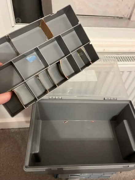 Photo of free plastic organiser box (SK1, central stockport) #2